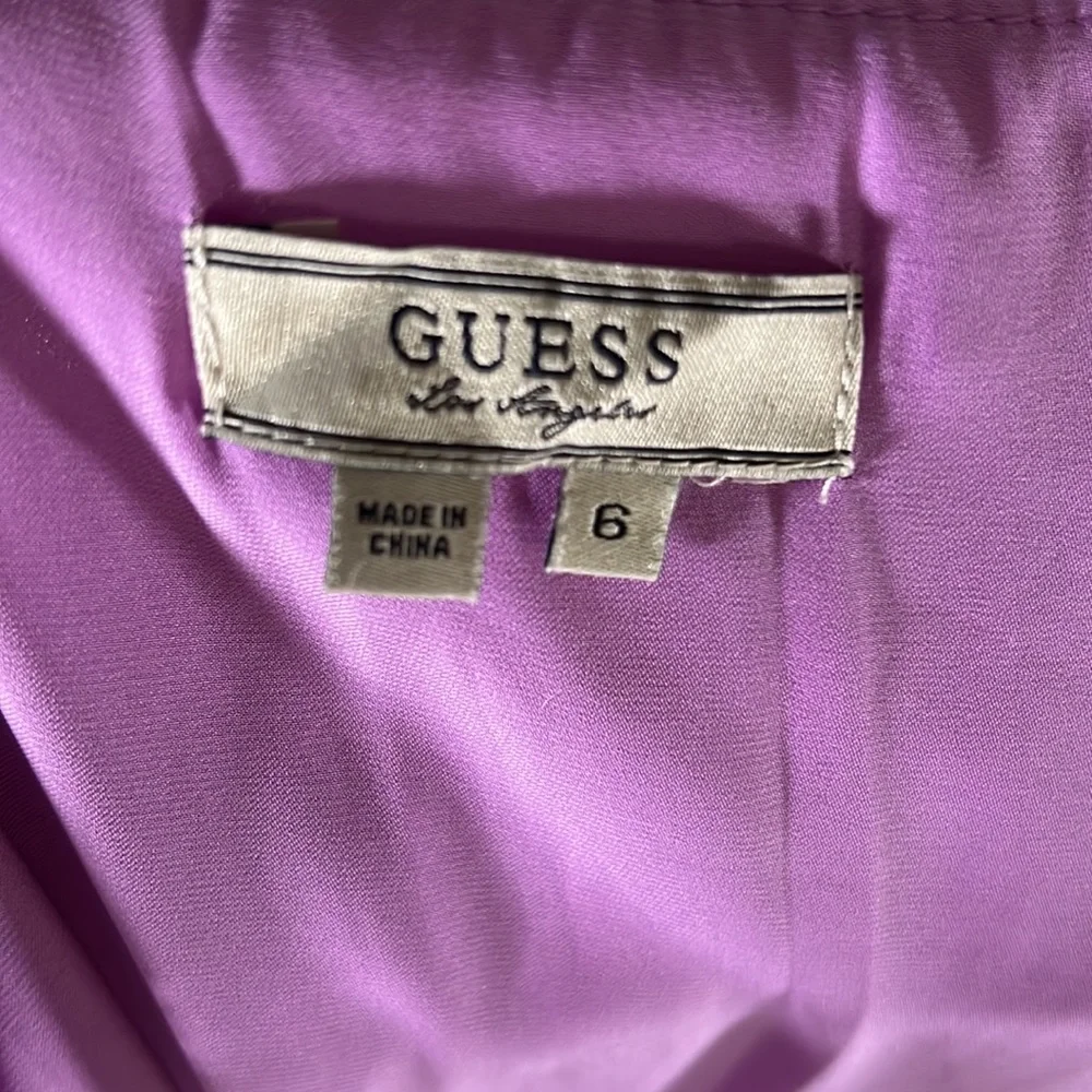 🎉HP🎉 Guess Lavender Blouson Dress Sz 6 - Picture 6 of 6